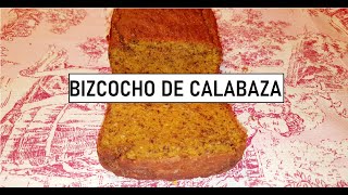 Bizcocho de CALABAZA🍠 💯 SIN AZÚCAR | DALE SABOR
