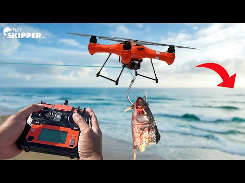 Easy Drone Fishing + Huge Catches! (SwellPro Drone  Fishing Tutorial + Giveaway!)