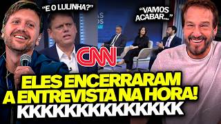 VAMOS RIR! PÂNICO REAGIU AO VÍDEO DE TARCÍSIO ESCULACHANDO JORNALISTAS NA CNN