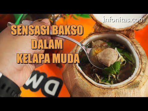 Sensasi Bakso Dalam Kelapa Muda Sensasi Bakso Dalam Kelapa Muda