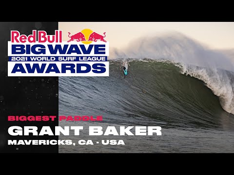 2021 Men's Biggest Paddle Nominee: Grant Baker At Mavericks