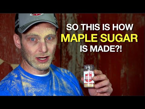 How to make Maple Sugar! Watch as the Maple Dude shows the steps involved!