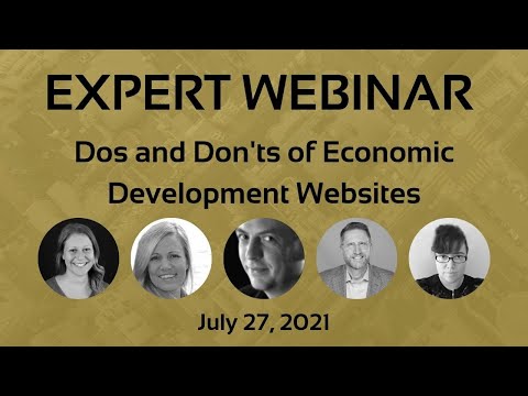 Do's and Don'ts of Economic Development Websites