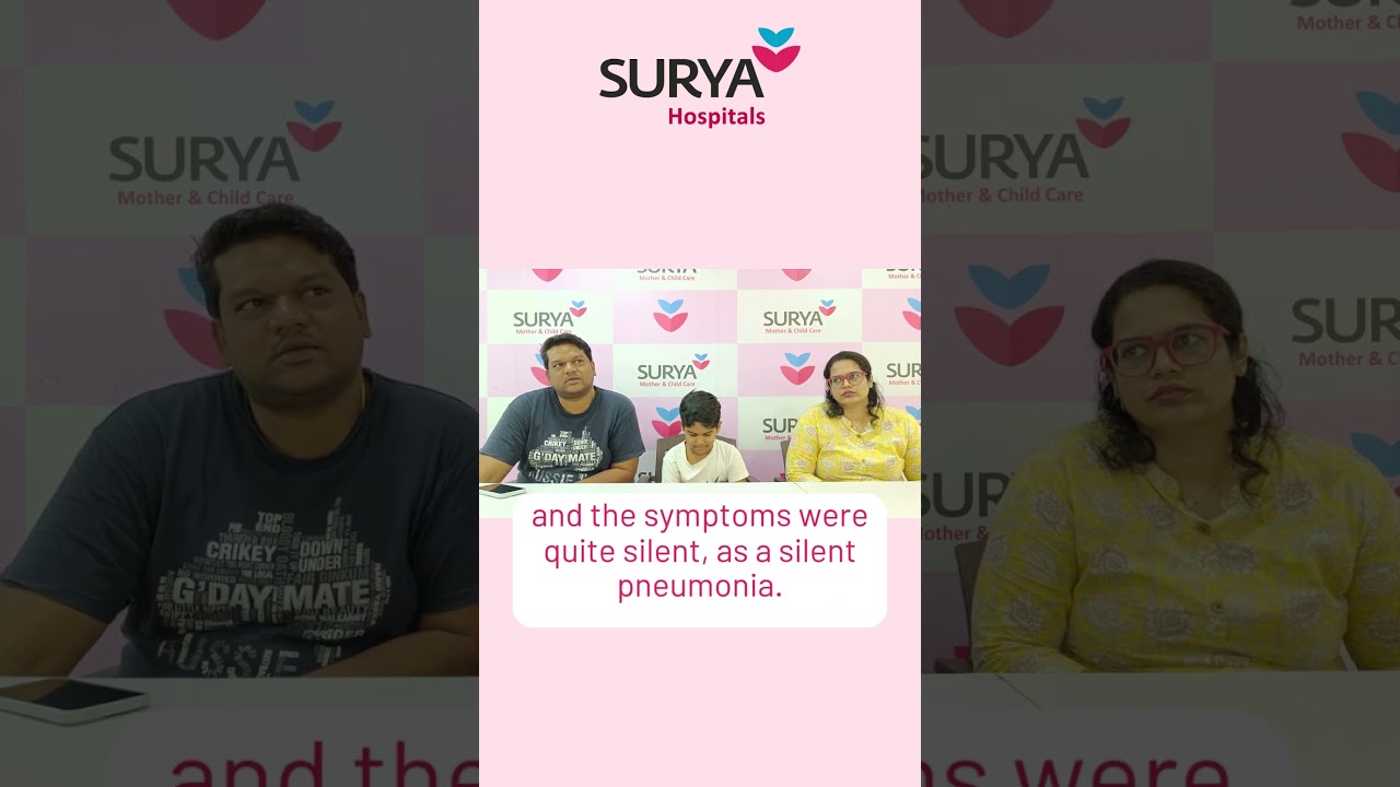 Mast. Vishwaraj Patil was brought to Surya Hospitals after experiencing chest pain | Pneumonia