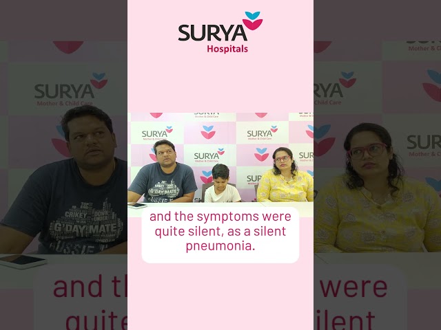 Mast. Vishwaraj Patil was brought to Surya Hospitals after experiencing chest pain | Pneumonia