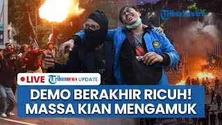 Demo Semakin Ricuh! Massa Aksi Terus Bentrok dengan Aparat hingga Insiden Rantis Brimob Lindas Ojol