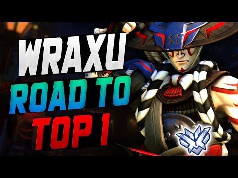 WRAXU CARRY HANZO! HE'S INSANE! [ OVERWATCH SEASON 9 TOP 500 ]