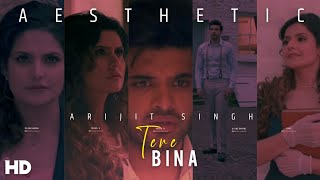 Tere Bina Arijit Singh Status  Tere Bina Aesthetic