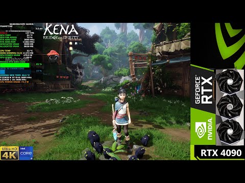 Kena Bridge of Spirits Ultra Settings 4K | RTX 4090 | i9 13900K 5.8GHz