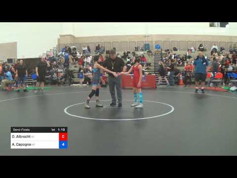 90 Lbs Semifinal Devlynn Albrecht Team Wisconsin Vs Ava Capogna Team New York