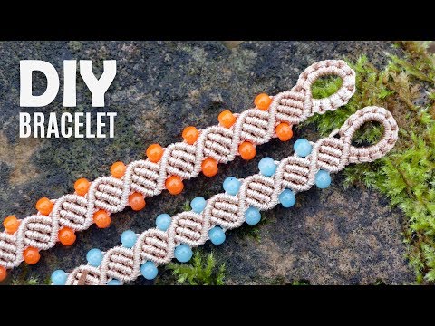 Spiral Macrame Patterns DIY Macrame Spiral Bracelets