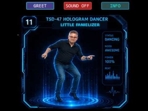 Video Little FanieLizer TSD47 Hologram Dancer