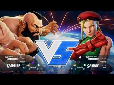 SFV~ Cammy (CaptainCasual) vs  Zangief (CoryBell)  HD  H264 1080P