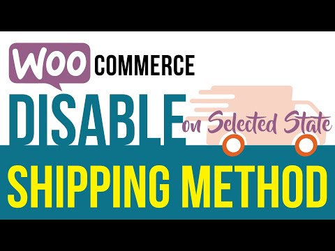 Disable Woocommerce Shipping Method based on Selected State