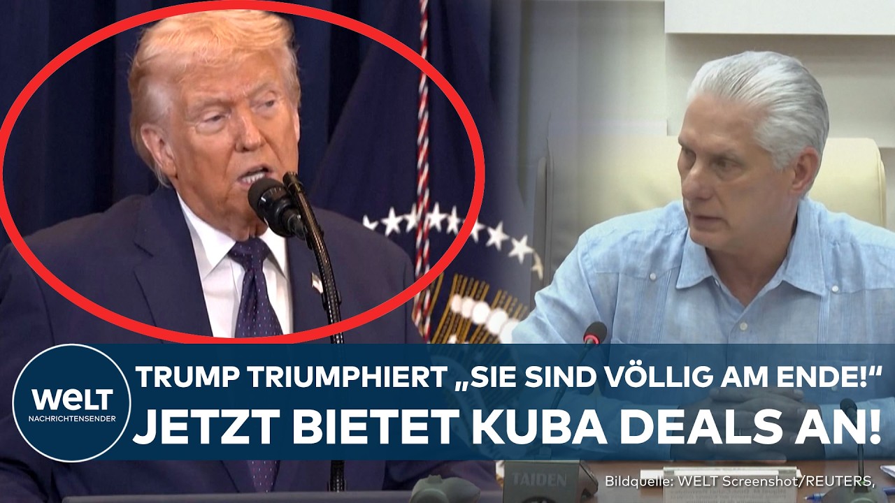DRUCK AUF KUBA! Donald Trump triumphiert: "Kuba ist völlig am Ende!" - Jetzt will Havanna Deals!