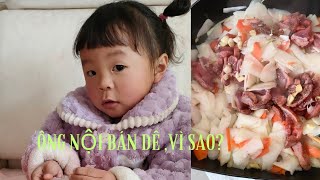 Ông bà nội bán hết dê ,tại vì sao?nấu các món về bò cho các con ăn