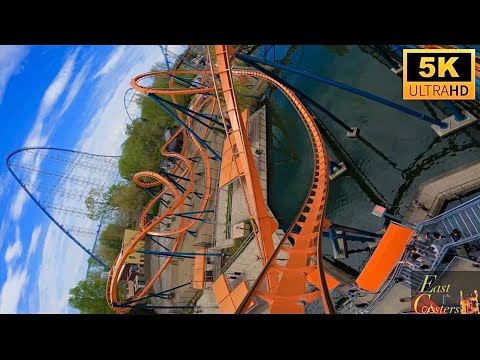 On-ride point of view of Rougarou