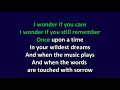 Moody Blues - Your Wildest Dreams KARAOKE