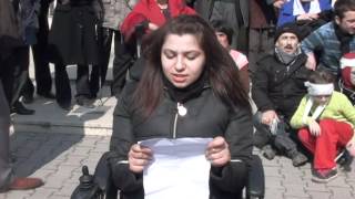 Bafra Sakatlar Derneği kadına şiddeti kınadıı