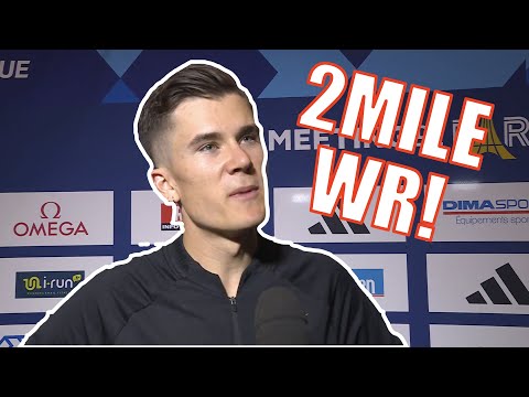 Jakob Ingebrigtsen SHATTERS 2 Mile WORLD RECORD!