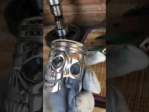 Череп из поршня. Piston skull