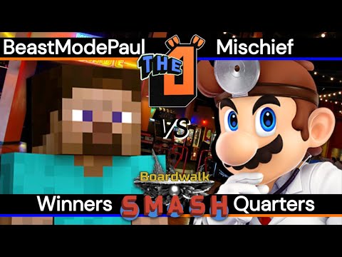 TE | BeastModePaul (Steve) vs. Mischief (Dr. Mario/Mario) - WQF | Boardwalk Smash 11 SSBU (7/7/2022)