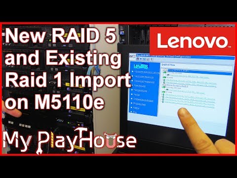Einrichten von RAID 5 auf 4 x 1 TB SATA Lenovo x3650 M4 - 621