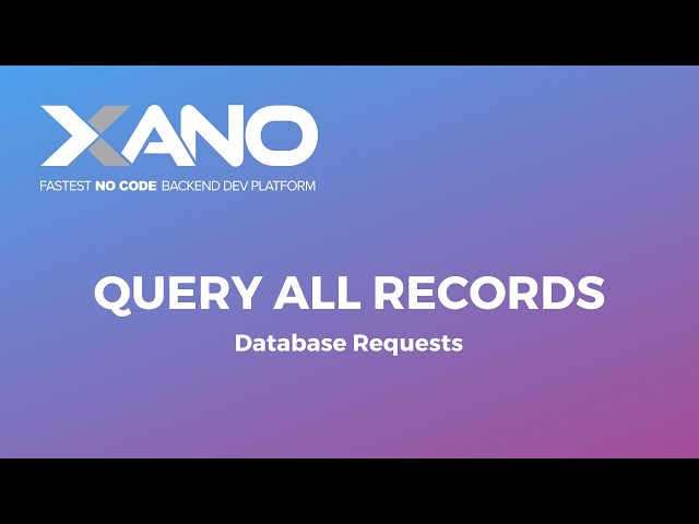 Query All Records - Filter, Search, Sort, Aggregate, Joins & More!