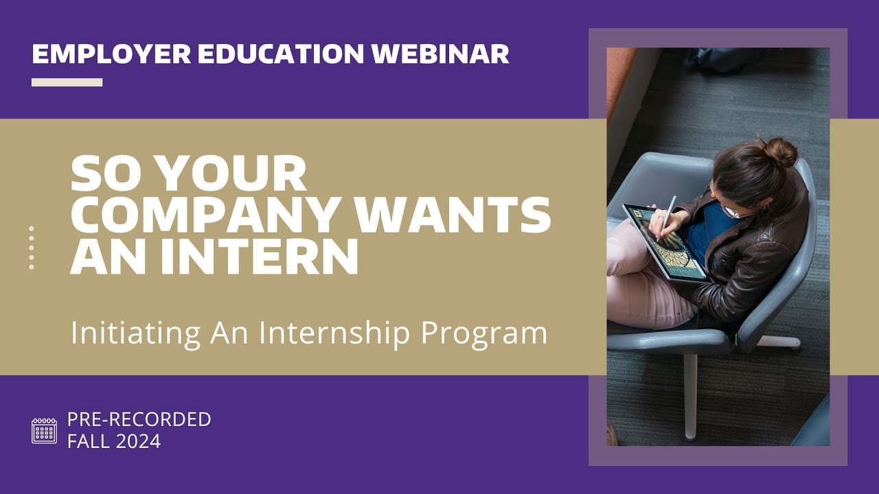 Initiating An Internship Program (Fall 2024)