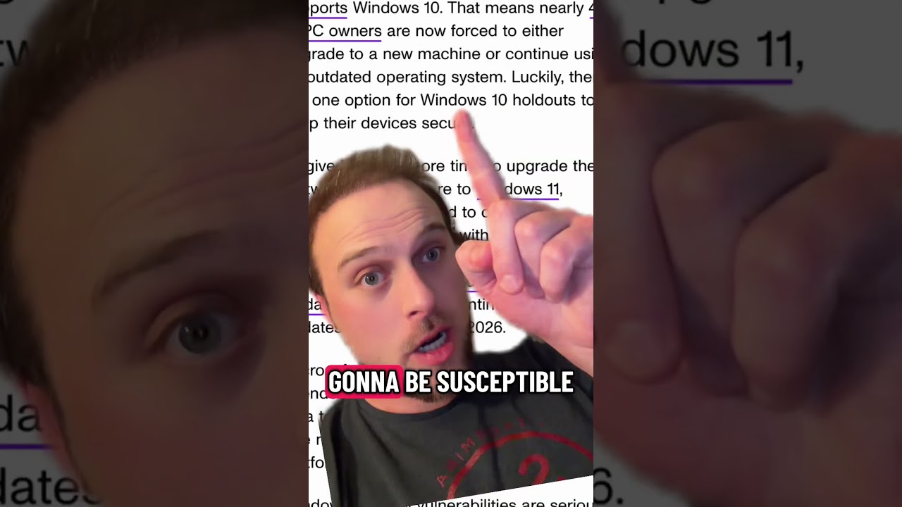 ⚠️ URGENT - Windows 10