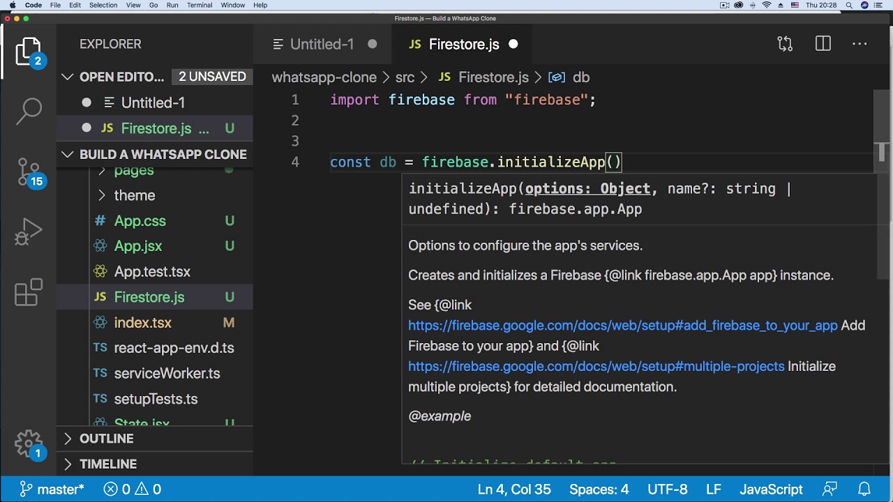 Setting Up Firebase in Ionic React