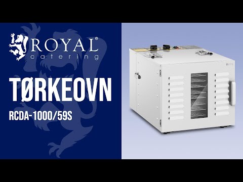 video - Tørkeovn - 1,000 W - 10 hyller