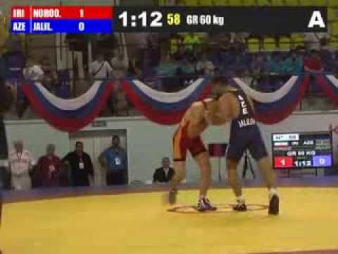 Omid Noroozi (IRI) vs Sakit Jalilov (AZE) 60kg - 2012 Greco Roman Wrestling World Cup