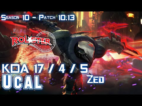 KT Ucal ZED vs PANTHEON Mid - Patch 10.13 KR Ranked