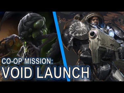 Starcraft 2 Co-Op Mission: Void Launch [Mass Vipers]