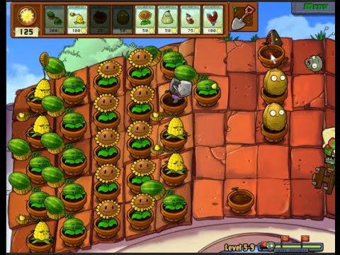 PLANTS VS ZOMBIE STAGE 5 9 FAIL