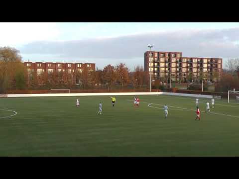 27 nov 2016 UVV 1 - Hoograven 1 com 6-o  - Doelpunt Jonas, assist Tim (5-1)