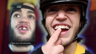 HOCKEY PUCK TO THE FACE! *clickbait*