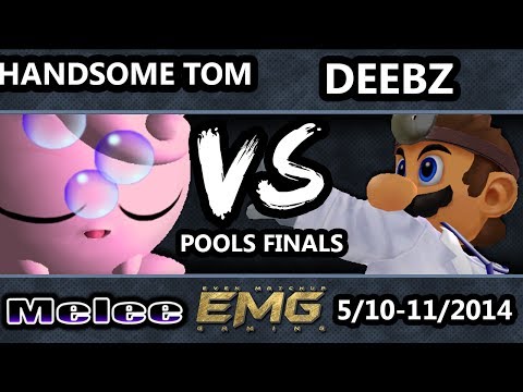 GOML - Handsome Tom (Jigglypuff) Vs. Deebz (Doctor Mario) SSBM Pools Losers Finals - Melee