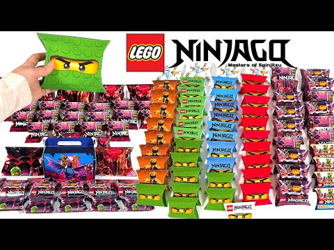LEGO Ninjago 100+ Blind Bags unboxing! Kay, Lloyd, Cole, Jay, Zane Minifigures
