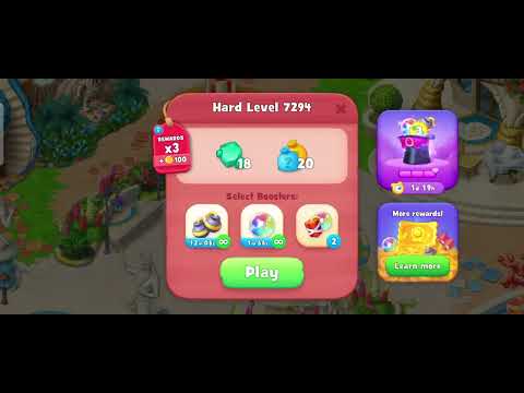 Gardenscapes level 7293,7294....