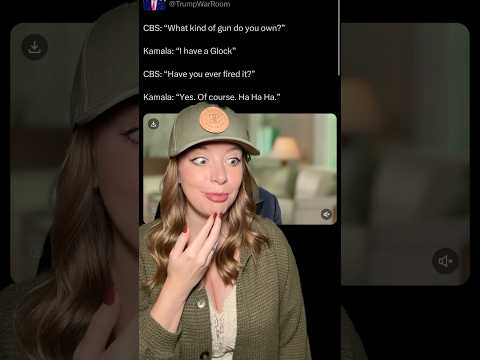Harris Breaks the Silence on What Type of Gun She Owns…kind of.. #2ndamendment #shortsvideo #shorts Thumbnail