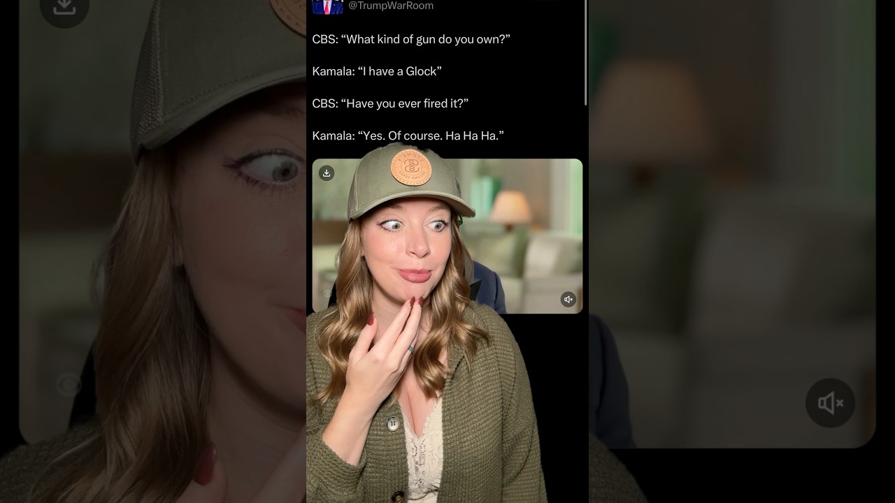 Harris Breaks the Silence on What Type of Gun She Owns…kind of.. #2ndamendment #shortsvideo #shorts