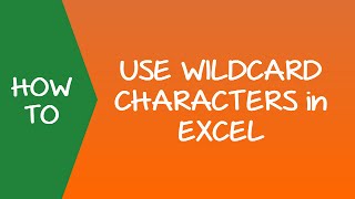 Download the video "How to Use Wildcard Characters in Excel (Examples)"