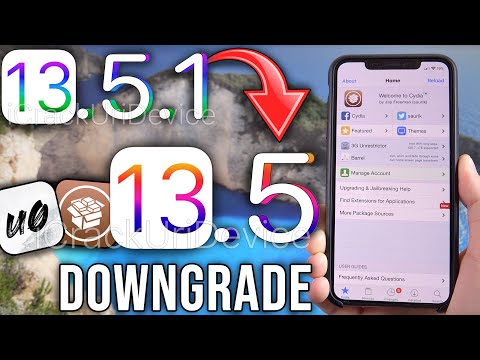 How To Downgrade iOS 13.5.1 to iOS 13.5 & Jailbreak Unc0ver!