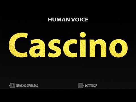 How To Pronounce Cascino