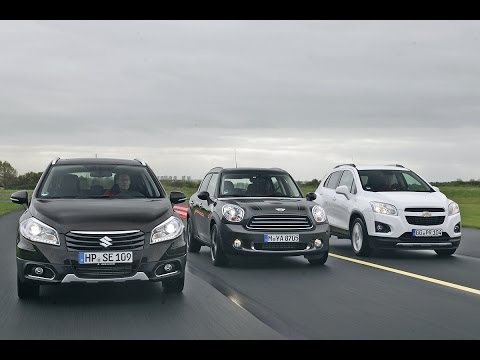 Suzuki SX4 S-Cross vs. Chevrolet Trax vs. Mini Countryman