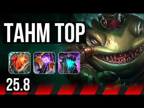 TAHM KENCH vs IRELIA (TOP) | 6/2/7 | EUW Master | 25.8