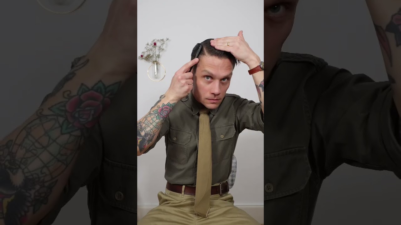 1950s Hairstyle | Full YT Tutorial Now Live. Step by step on how I style my hair #tutorial #vintage