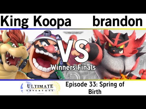 TUA Episode 33 Spring of Birth - TCM | King Koopa (Wario,Bowser) vs brandon (Incin) - Winners Finals